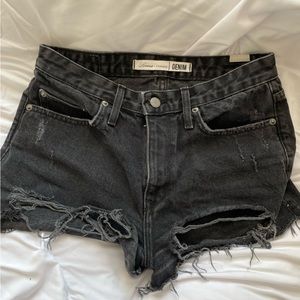 REVOLVE black denim shorts (size: 28)